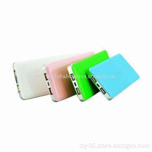 12,000mAh Dual USB Power Bank with Slim Design